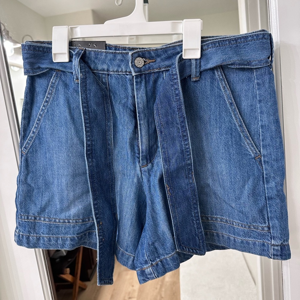 Banana Republic Blue Jean Shorts with Belt